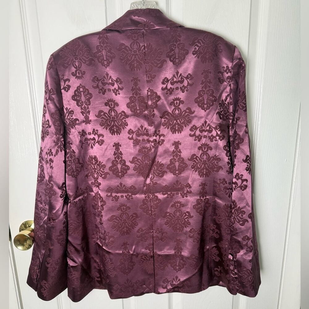cinq a sept Mauve Floral Jacquard Blazer - Picture 5 of 9